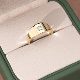 Princess Cut Lab Diamond Wedding Band