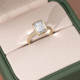 Emerald Cut Lab Grown Diamond Ring