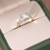 Princess Cut Lab Grown Diamond Engagement Ring