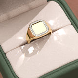 Women Diamond Signet Ring