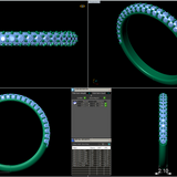 Micro-Pavé Lab Diamond Eternity Band – 79 Stones, Elegant Gold Ring