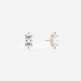 Marquise Solitaire Lab Grown Diamond Stud Earrings