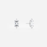 Marquise Solitaire Lab Grown Diamond Stud Earrings
