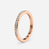 Channel Set Lab Diamond Wedding Band
