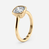 Bezel Lab Grown Diamond Ring