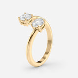 Two Stone Toi Et Moi Diamond Ring