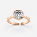 Bezel Lab Grown Diamond Ring
