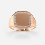 Women Diamond Signet Ring