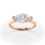 Marquise Diamond Solitaire Engagement Ring