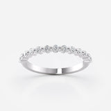 Round brilliant Diamond stacking ring
