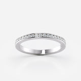 Channel Set Lab Diamond Wedding Band