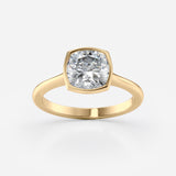 Bezel Lab Grown Diamond Ring