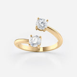 Two Stone Toi Et Moi Diamond Ring