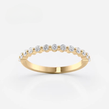 Round brilliant Diamond stacking ring