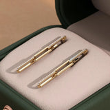 Link Paperclip Drop Earrings