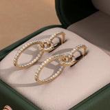 Triple Link Drop Earrings