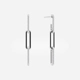 Link Paperclip Drop Earrings