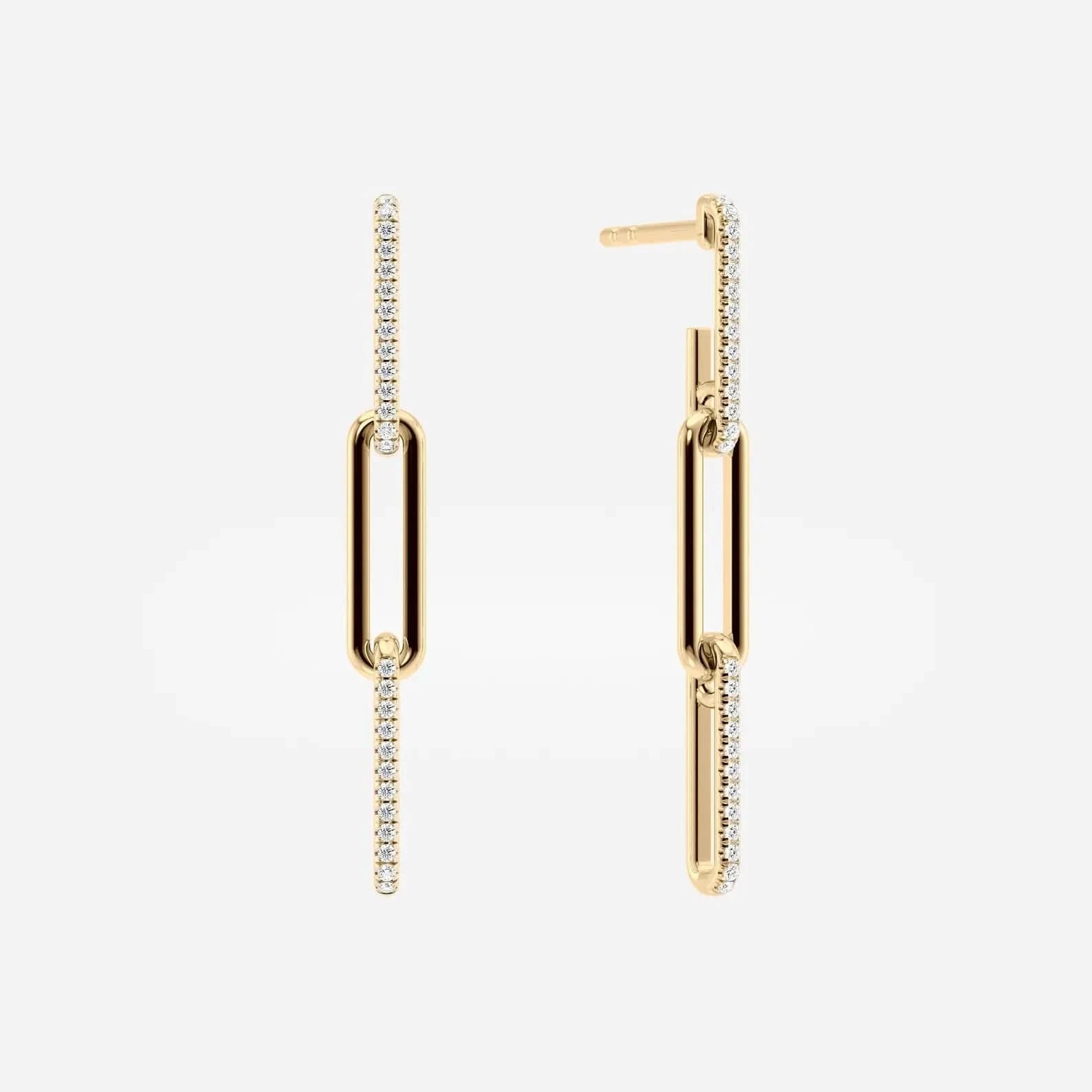 Link Paperclip Drop Earrings