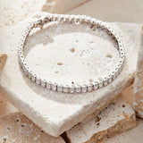 Emerald Cut Tennis Bracelet with Lab Grown Diamond