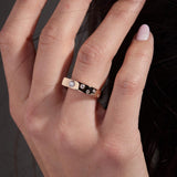 Lab Grown Diamond Gold Stackable Ring