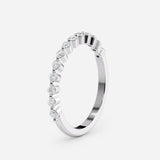 Round brilliant Diamond stacking ring