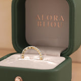 Round brilliant Diamond stacking ring