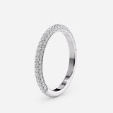 Micro Pave Diamond Stacking Ring