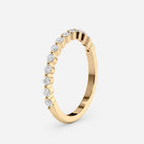Round brilliant Diamond stacking ring