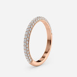 Micro Pave Diamond Stacking Ring