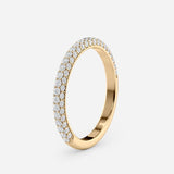 Micro Pave Diamond Stacking Ring