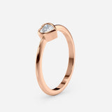 Heart-Shaped Lab-Grown Diamond Ring
