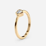 Heart-Shaped Lab-Grown Diamond Ring
