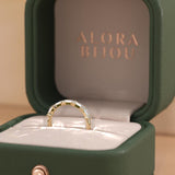 Baguette and Round Lab-Grown Diamond Band