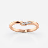 Twist Gold Stacking Ring
