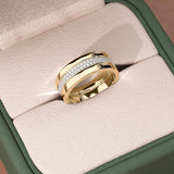 Wide Gold Wedding Band