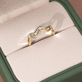 Wave Lab Diamond Ring