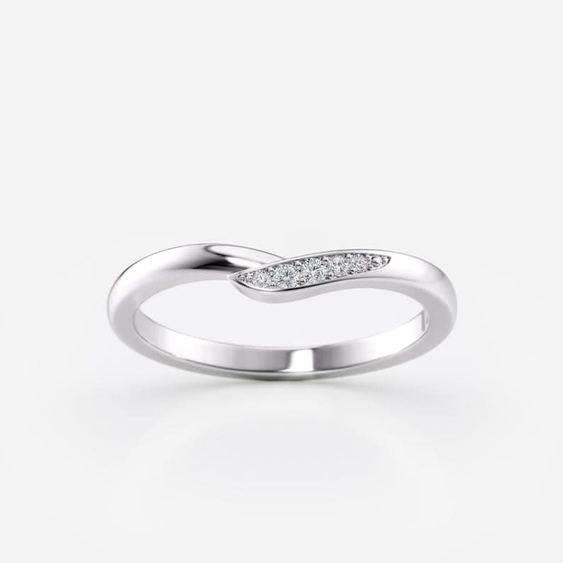 Twist Gold Stacking Ring