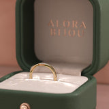 Twist Gold Stacking Ring