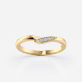 Twist Gold Stacking Ring
