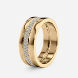 Wide Gold Wedding Band