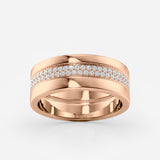 Wide Gold Wedding Band