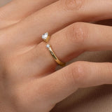 Two Stone Open Ring
