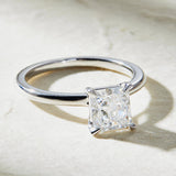 Radiant Solitaire Engagement Ring