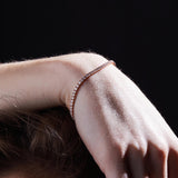 Rose Gold Tennis Bracelet with Lab Grown Diamonds