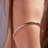 Twisted Tennis Bangle Bracelet