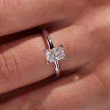 Solitaire Radiant Cut Engagement Ring