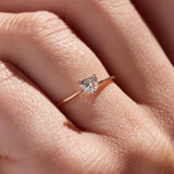 Heart Cut Lab Grown Diamond Solitaire Engagement Ring