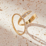 Double Stack Statement Diamond Ring