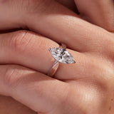 Marquise Lab Grown Diamond Classic Solitaire Engagement Ring