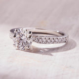 Luxury Round Solitaire Lab Grown Diamond Ring